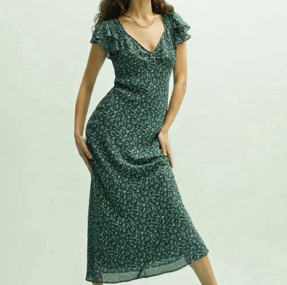 ReformationReformation Lisola Dress Green -Size L